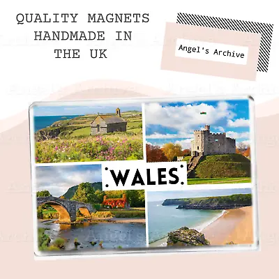 £3.29 • Buy Wales ✳ United Kingdom ✳ Souvenir Tourist ✳ Large Fridge Magnet ✳ Great Gift