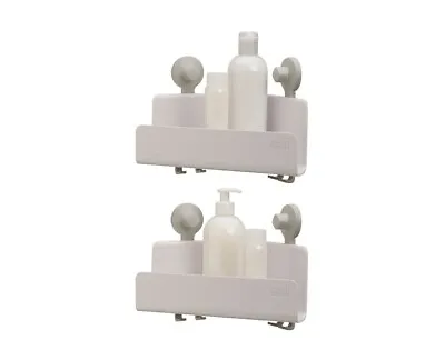$79.85 • Buy NEW Joseph Joseph EasyStore Corner Shower Caddy 2-Pack  White