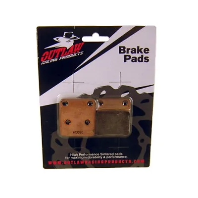 Outlaw Racing OR185 Front Sintered Brake Pads YAMAHA YZ125 YZ250 1998-2007 • $16.95