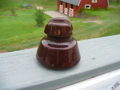 Vintage Brown Ceramic Porcelain Westinghouse Insulator • $6.95