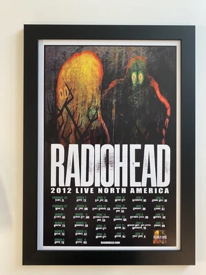 $55 • Buy Radiohead 2012 Framed Concert Poster