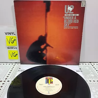 U2 Under A Blood Red Sky LP Island 1983 VG+ Vinyl Orig US Precision Press #P32 • $12