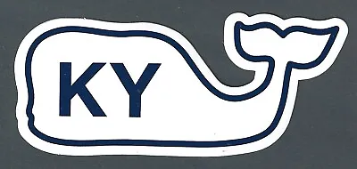 Brand New Authentic Vineyard Vines Kentucky Ky With A Pink Whale Sticker Decal • $3.29