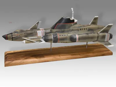 Shadow Skydiver 1 UFO 1973 Gerry Anderson Solid Wood Handcrafted Display Model • $234.50