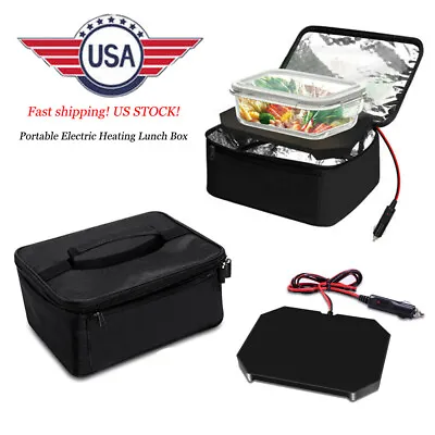 Portable Electric Heating Lunch Box 12V Food Warmer Mini Microwave Oven For Car • $20.99