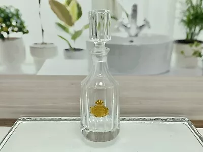 Vintage Crystal Perfume Bottle Hand Cut Western Germany 6” • $19.37