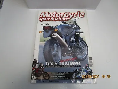 Motorcycle S&l Uk Jul 2002 - Around The World In 21 Days - Ktm Dakar • $9.95