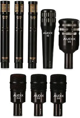 Audix DP7 Plus Bundle 8-Piece Drum Microphone Package - Sweetwater Exclusive • $1149