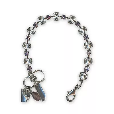 Bracelet By Mariana My Treasures Coll. Beautiful Clear & Violet Austrian Crys... • $145