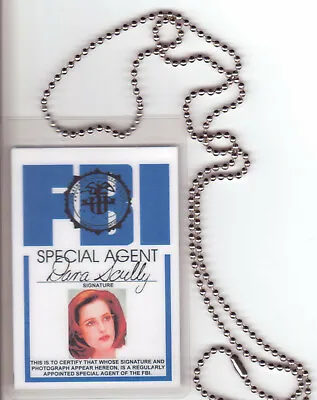 Dana Scully  X-Files / Area 51 Type Movie Prop Identification ID Card  • $8.96