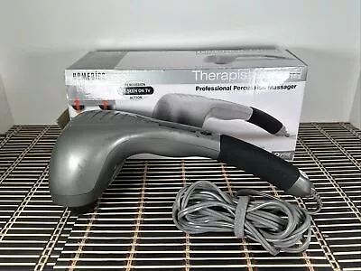 HoMedics PA-100 Therapist Select Percussion Massager Gray Working W/ Box • $42.50