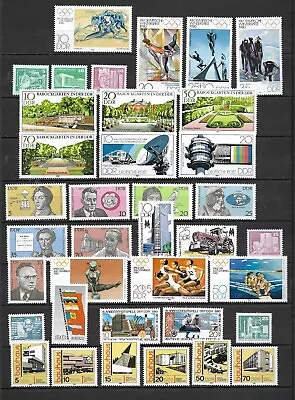 East-Germany/GDR/DDR: All Stamps Of 1980 MNH In A Year Set Complete • $8