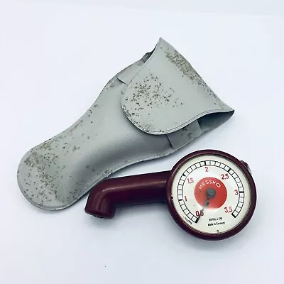 MESSKO 35 RED DOT PORSCHE TIRE GAUGE REIFENDRUCK MESSER 356 911 Bordwerkzeug VW • $399