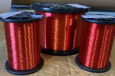 Awg 24 (spn) Copper Magnet Wire Various Weights Approx 10 Lbs And Lower • $81.20