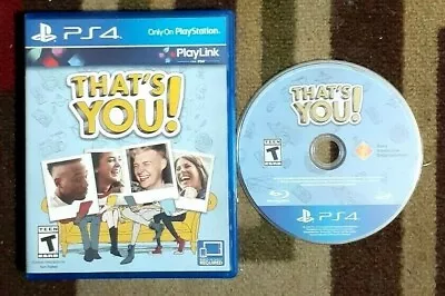 That's You (Sony PlayStation 4 2017) VG Shape & Tested • $6.95