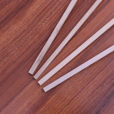  50 Pcs Unfinished Hardwood Sticks Craft Rhythm Natural Wooden Dowels • £10.55