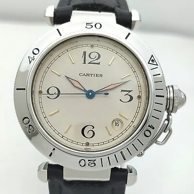 CARTIER De Pasha Cartier Automatic Date Ref.ETA2892-2 Swiss Men's Vintage Watch • $3499.99