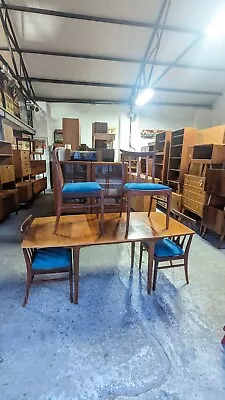 Teak Mid Century Extending Table Chairs By G Plan • £895