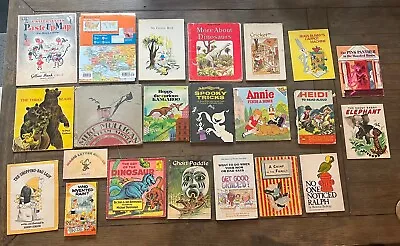 Large Lot Of 22 Vintage Children's Books • $17.95