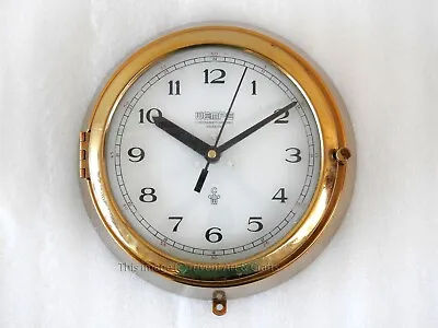 Brass Finish Vintage Maritime Nautical Slave Ship Wall Clock WEMPE Hamburg • $163.90