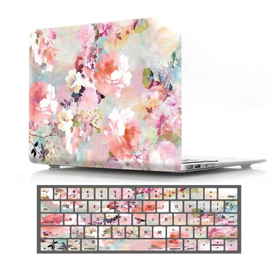 For MacBook Air Pro13 14 15 16 Matte Hard Protective Case Shell (Peony Blossom) • $5.99