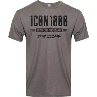 Icon Slabtown Memento Gray Mens Motorcycle T-Shirt • $25