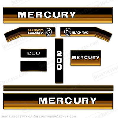 Fits Mercury 1984-1985 200hp Outboard Decals • $109.95