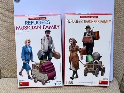 Miniart 38086 / 38084 - 1/35 Refugees Teachers And Musicians Family • £27