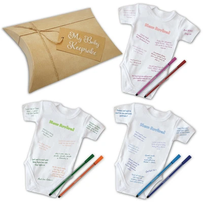 £12.99 • Buy My Baby Keepsake - Personalised Baby Shower Guest Book -New Mummy Maternity Gift
