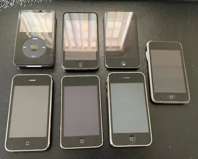 Lot Of 7 Apple Iphone And Ipod For PARTS & REPAIR • $45