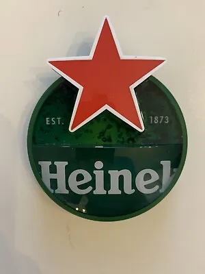 Heineken Round Beer Pump Badge • £9.95