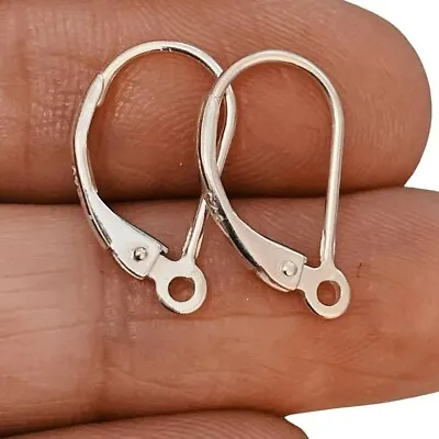 925 Sterling Silver Lever Back Earring Wires Hooks Jewellery Findings S18 • £2.99