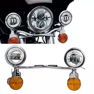 $169.99 • Buy LED Passing Turn Signal Lights Bar For Yamaha V Star 650 950 1100 Custom Classic