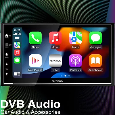 Kenwood DMX7722DABS Double Din Car Stereo Carplay Android Auto DAB • £439