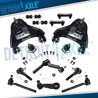 4WD 14pc Upper Control Arms Ball Joints Tie Rods For Chevy Blazer S10 GMC Jimmy • $124.60