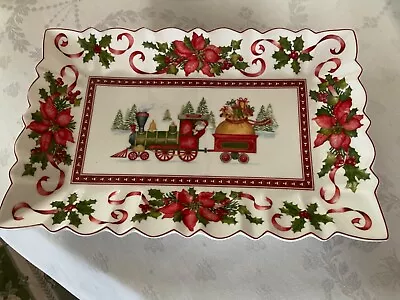 VILLEROY & BOCH TOYS FANTASY SERVING RECTANGLE CAKE PLATE 13.75x9inches • $55