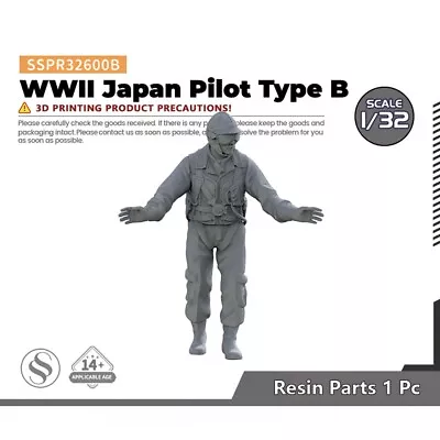 SSMODEL SSPR32600B 1/32 WWII Japan Pilot Type B  1pc • $4.99