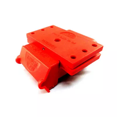 $21.95 • Buy RED Anderson Plug Cover 50 Amp External Mounting Bracket Cover W/ LED Indicator 