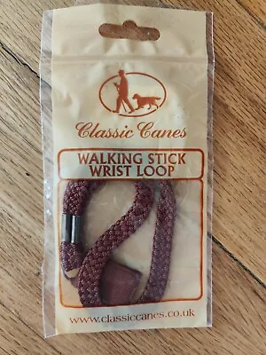 £4.99 • Buy Classic Canes Walking Stick Wrist Loop-Brown 321 4BN