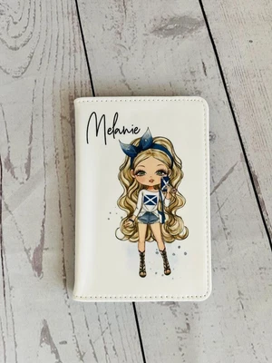 £11.99 • Buy Girl's Scottish Passport Cover | Personalised | Bespoke Look | Look Alike | PU