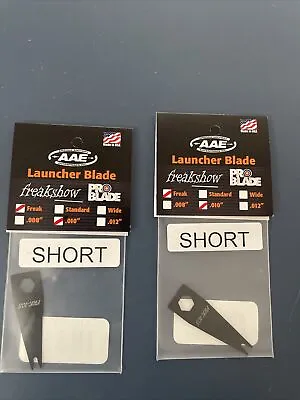 AAE Target Launcher Blades  - .010 RH Freakshow - ProBlade - Brand New • $30