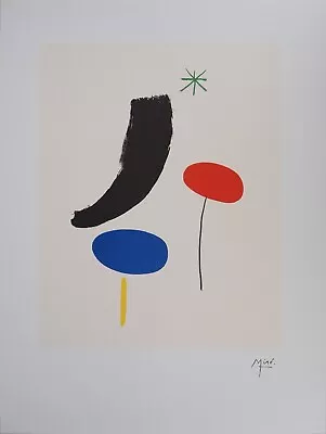 Joan Miro: Composition Surreal - Lithography Hand Signed • $147.03