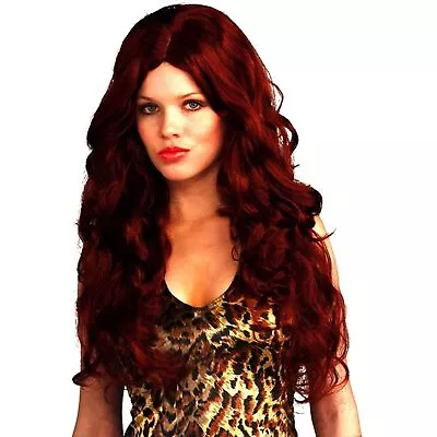 Foxy Red Wig 70's Disco Fever Fancy Dress Halloween Adult Costume Accessory • $40.57