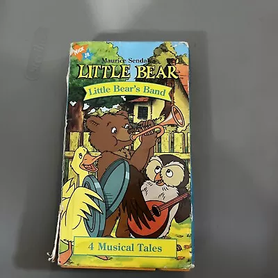 Maurice Sendak’s LITTLE BEAR Little Bear’s Band VHS 4 Musical Tales Nick Jr. • $9