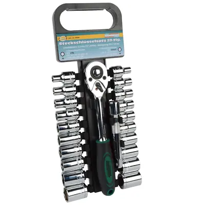 Brüder Mannesmann 22 Piece Socket Wrench Set • £37.05