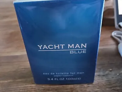 New Sealed Box Mens Yacht Man Blue Eau De Toilette For Man 3.4 FL. OZ Cologne  • $14.40