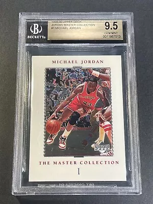 Michael Jordan 1999 Upper Deck #1 Master Collection Foil Card /500 Bgs 9.5 Gem • $500