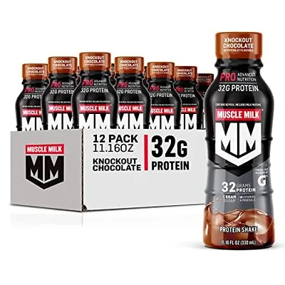 Muscle Milk Pro Advanced Nutrition Protein Shake Knockout Chocolate 11.16 Fl O • $39.87