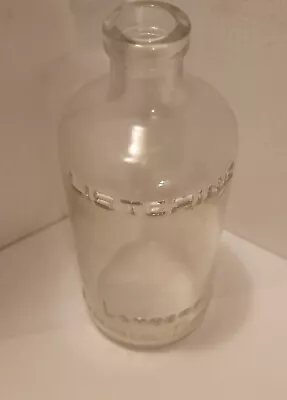 Listerine Lambert Pharmacal Company Vintage Glass Bottle Medicine Oz Clear • $9.95