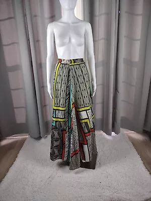 Ashley Stewart Women Mix Print Semi-Sheer Woven Elastic Waist Maxi Skirt Size 3X • $30